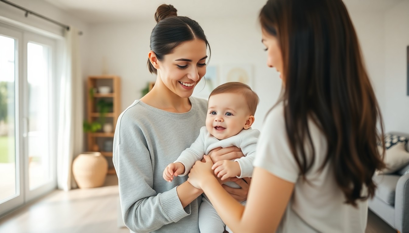 Home-based educator caring for a young toddler in a bright Auckland home